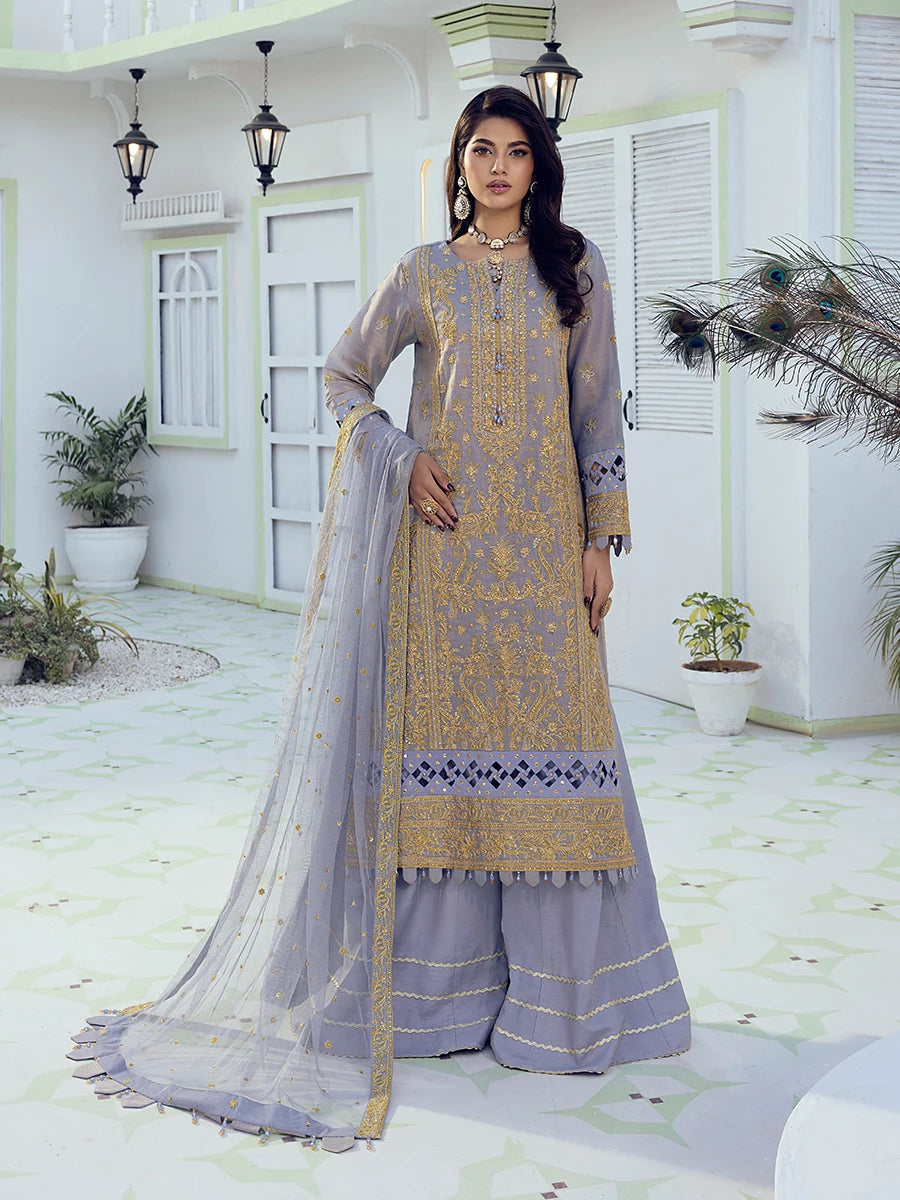 Salitex | Signature Festive Chiffon | SUNW6NO011UT - by - Libasekhas UK - Registered Vendor of : Salitex - 100% Original Designer Dresss
