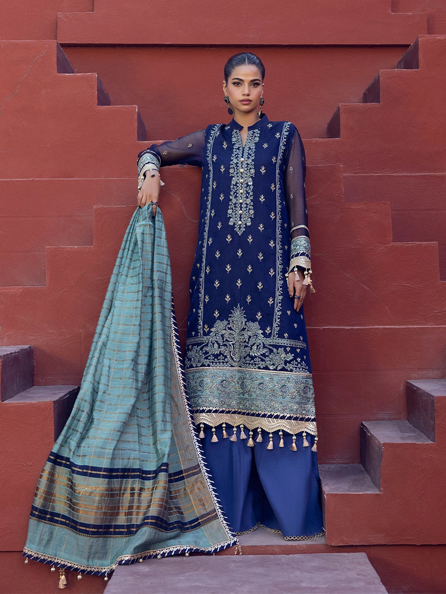 Salitex | Signature Festive Chiffon | SUNW6JI018UT - by - Libasekhas UK - Registered Vendor of : Salitex - 100% Original Designer Dresss