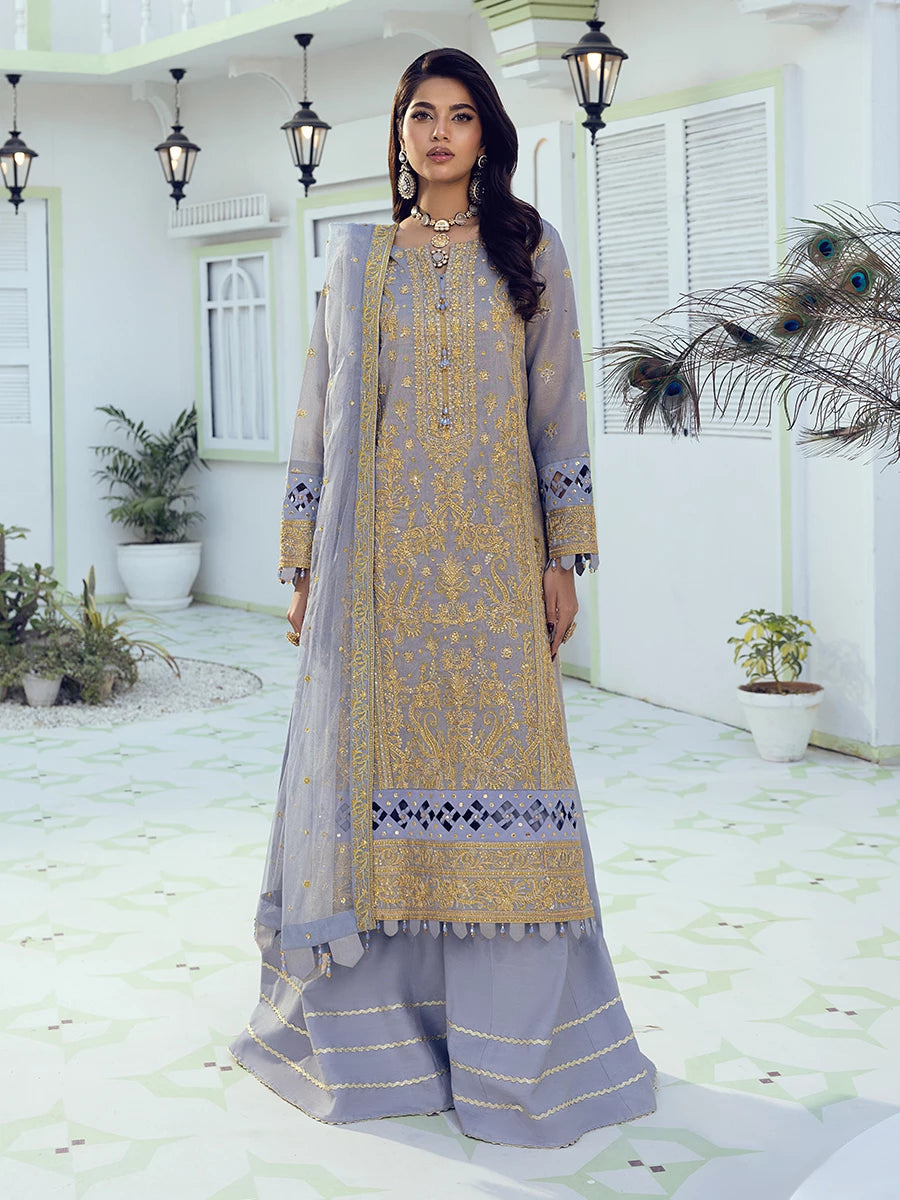 Salitex | Signature Festive Chiffon | SUNW6NO011UT - by - Libasekhas UK - Registered Vendor of : Salitex - 100% Original Designer Dresss