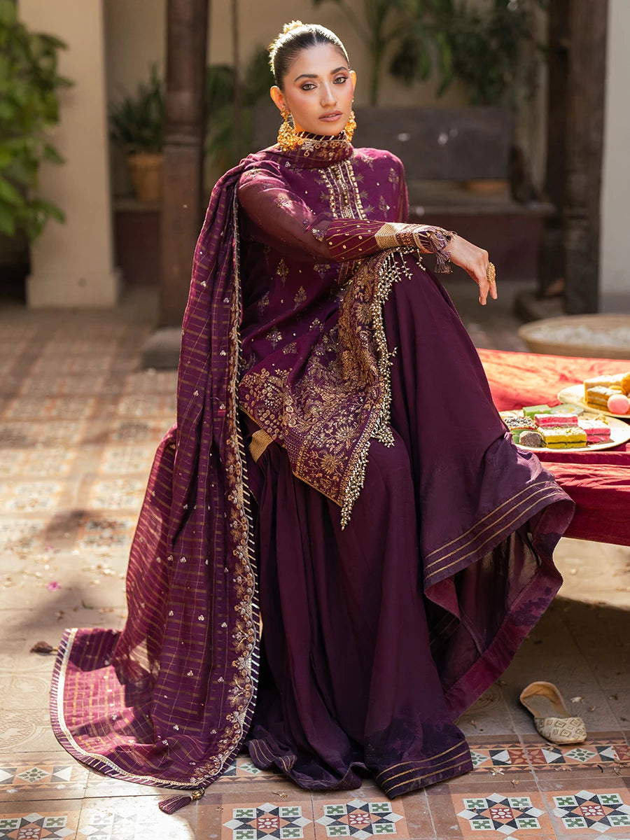 Salitex | Signature Festive Chiffon | SUNW6JI040UT - by - Libasekhas UK - Registered Vendor of : Salitex - 100% Original Designer Dresss