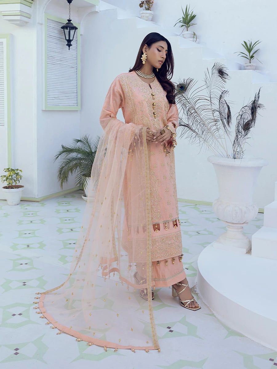 Salitex | Signature Festive Chiffon | SUNW6NO007UT - by - Libasekhas UK - Registered Vendor of : Salitex - 100% Original Designer Dresss