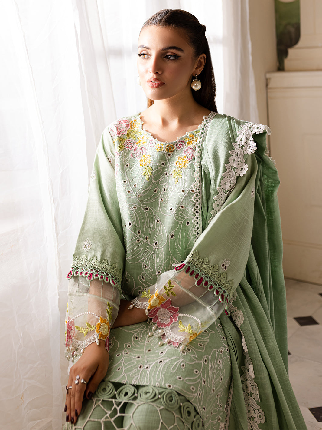 Parishay | Mira Winter | MW-02 | 3 PC Khaddar - by - Libasekhas UK - Registered Vendor of : Parishay - 100% Original Designer Dresss