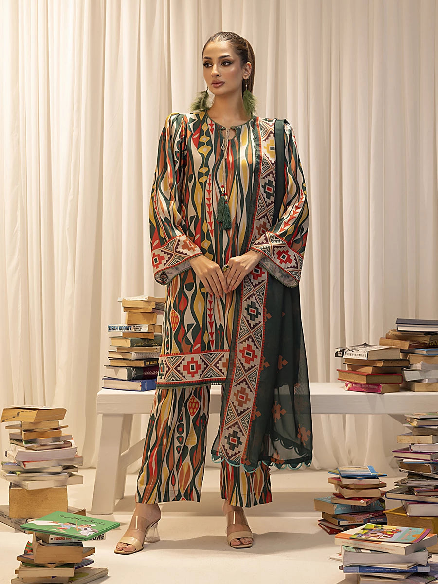 Salitex | Sibel Printed Lawn Silk | ST-05 - by - Libasekhas UK - Registered Vendor of : Salitex - 100% Original Designer Dresss