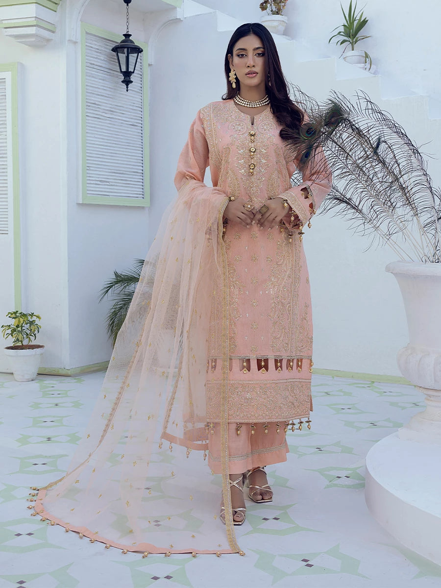 Salitex | Signature Festive Chiffon | SUNW6NO007UT - by - Libasekhas UK - Registered Vendor of : Salitex - 100% Original Designer Dresss