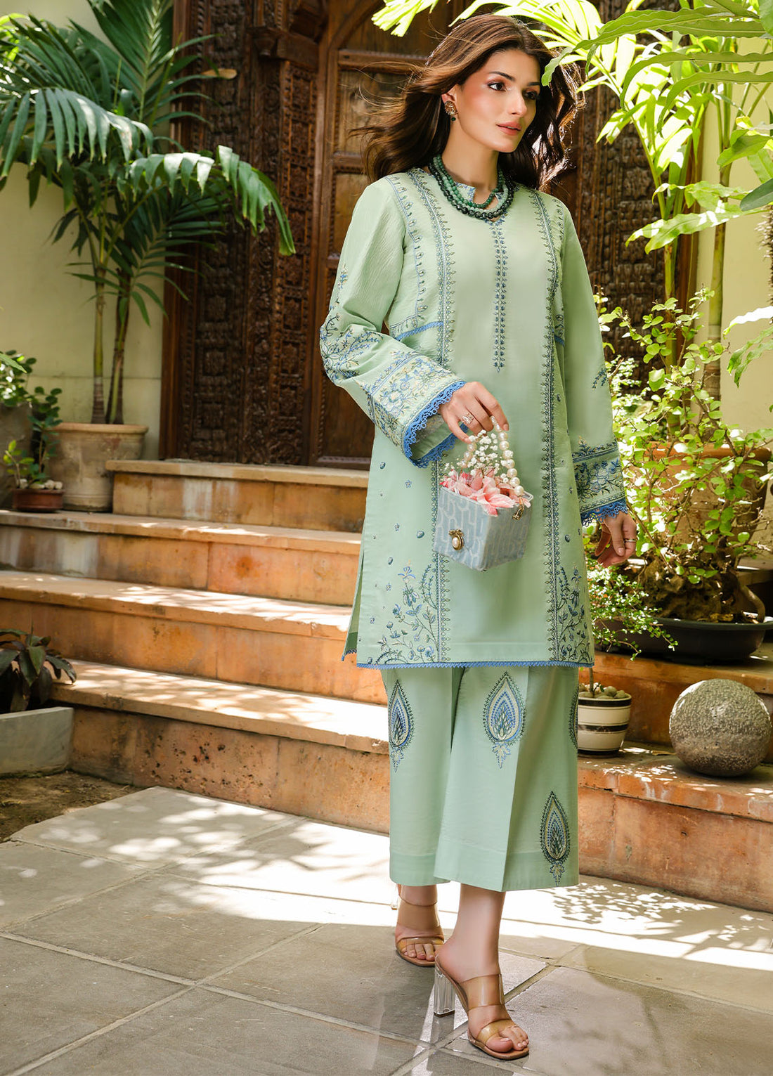 Sahane | Lovent Embroidered Pret 25 | ME23003 Zoe - by - Libasekhas UK - Registered Vendor of : Sahane - 100% Original Designer Dresss