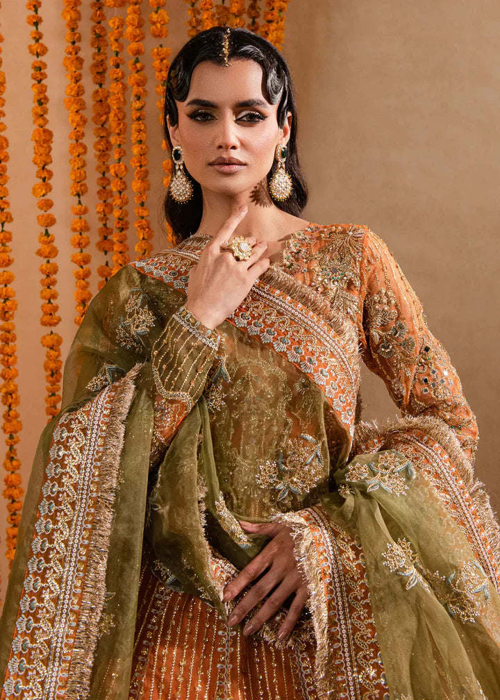 Maria Osama Khan | Sajni Wedding Festive | Anchal - by - Libasekhas UK - Registered Vendor of : Maria Osama Khan - 100% Original Designer Dresss