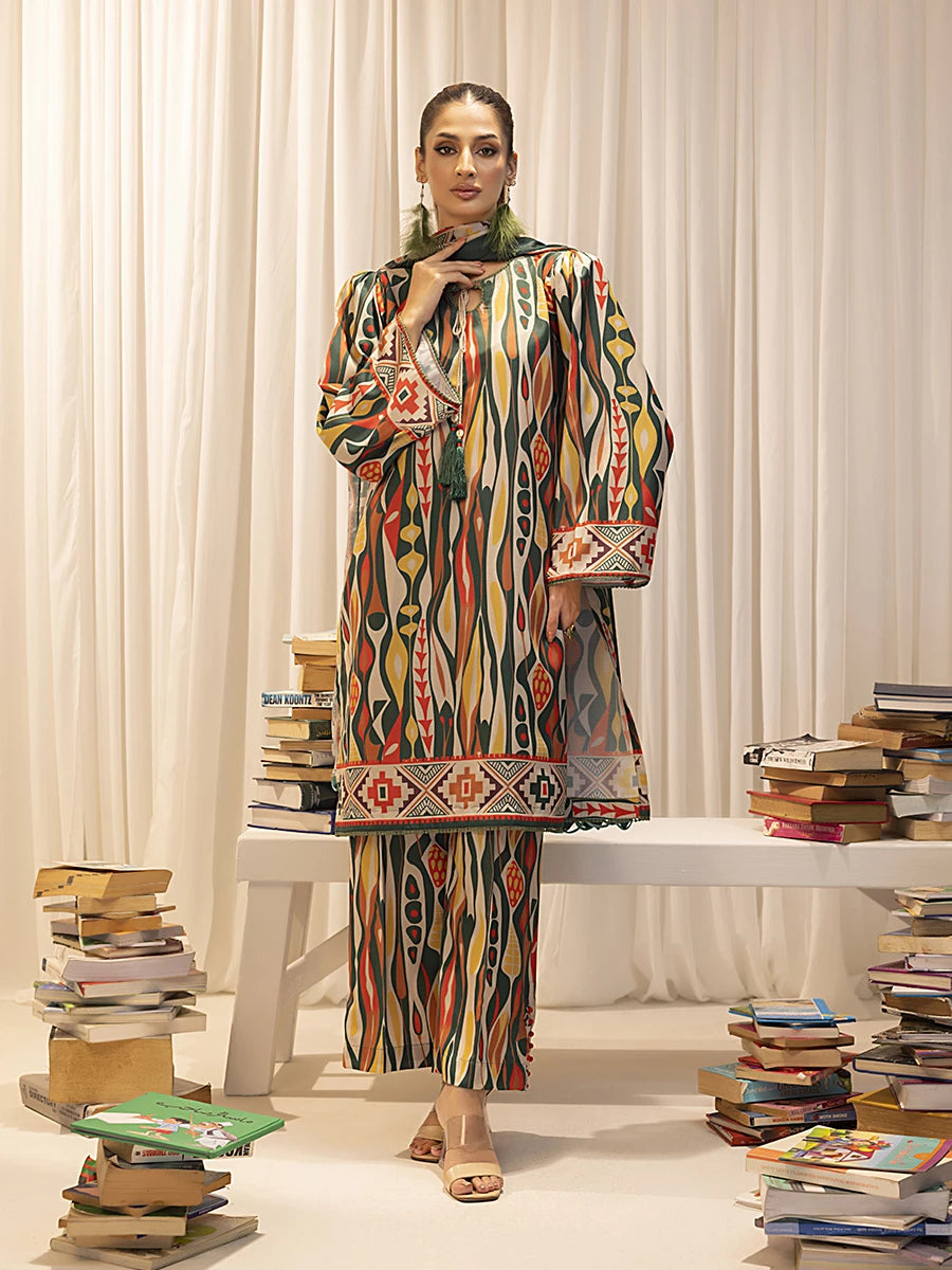 Salitex | Sibel Printed Lawn Silk | ST-05 - by - Libasekhas UK - Registered Vendor of : Salitex - 100% Original Designer Dresss