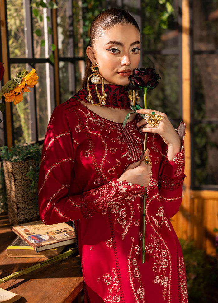 Sahane | Roses De Feu Festive | CT22003 Rosee - by - Libasekhas UK - Registered Vendor of : Sahane - 100% Original Designer Dresss