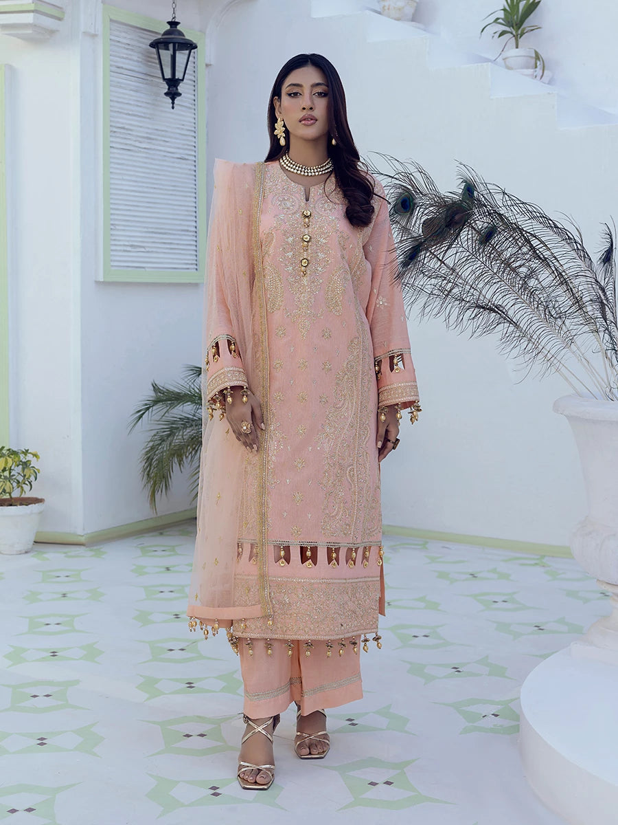 Salitex | Signature Festive Chiffon | SUNW6NO007UT - by - Libasekhas UK - Registered Vendor of : Salitex - 100% Original Designer Dresss