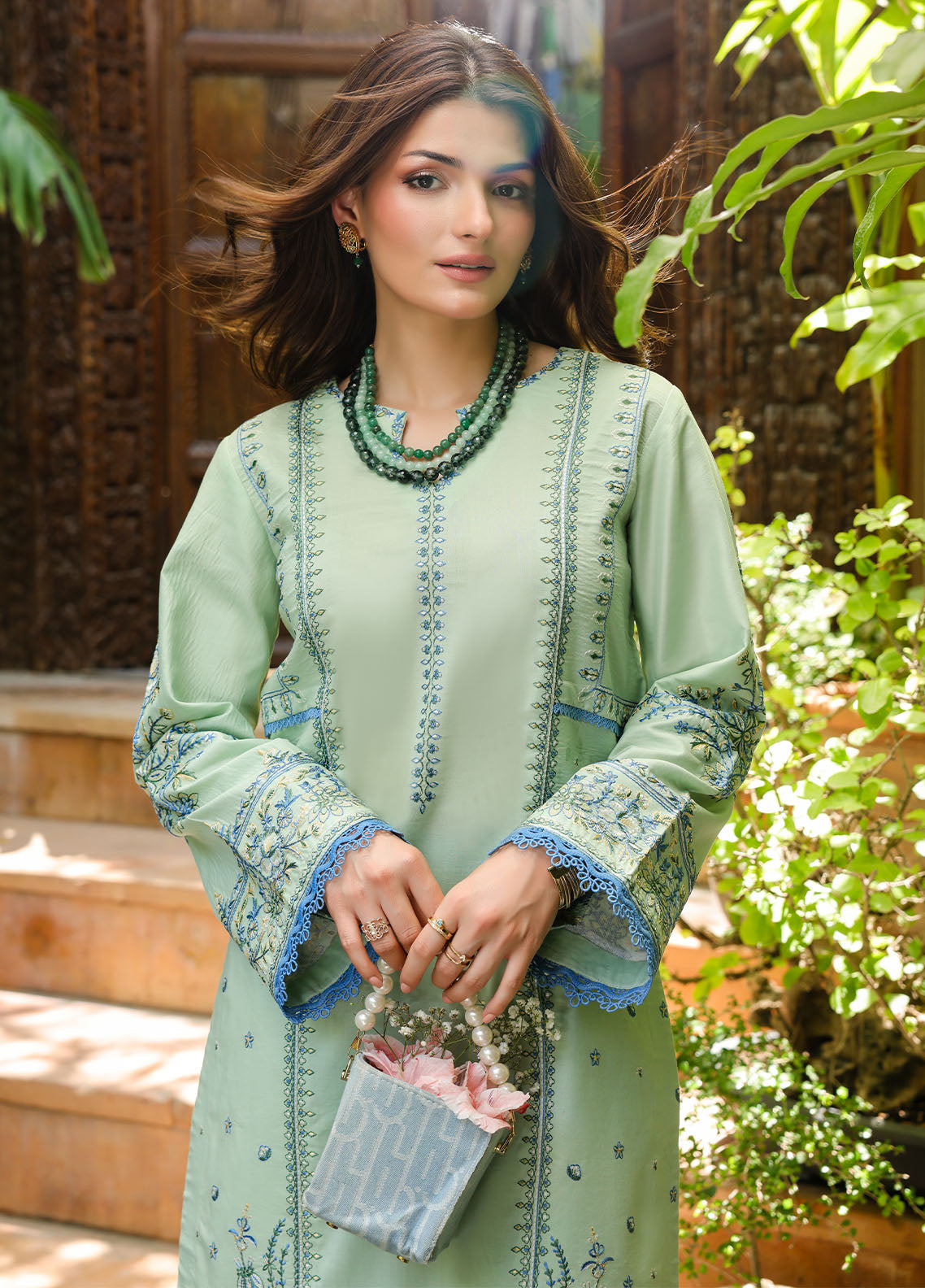 Sahane | Lovent Embroidered Pret 25 | ME23003 Zoe - by - Libasekhas UK - Registered Vendor of : Sahane - 100% Original Designer Dresss