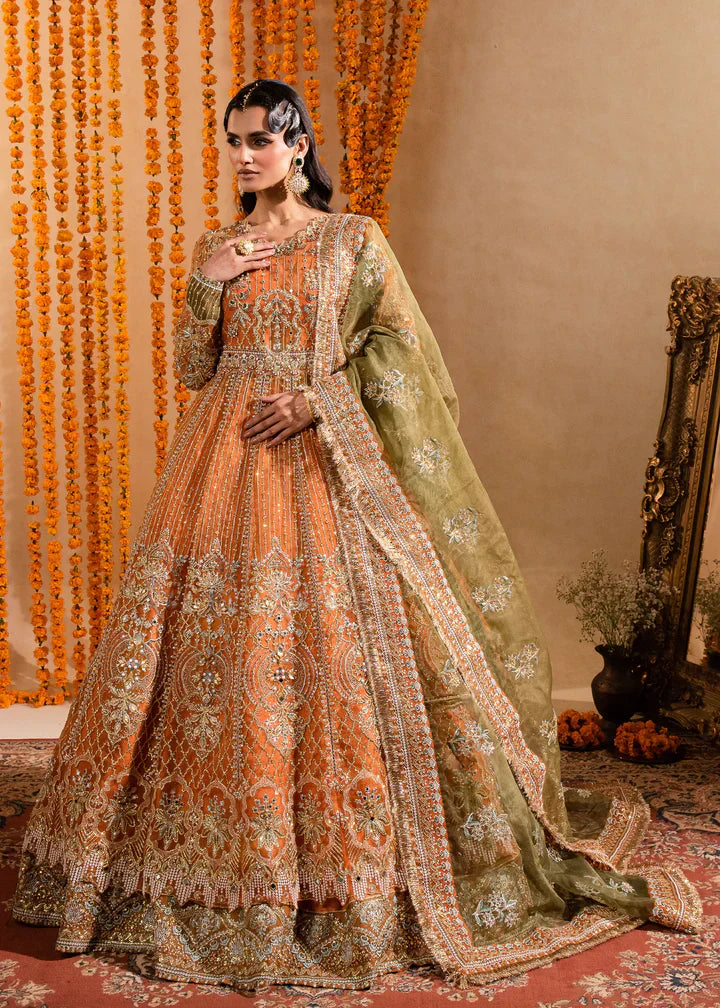 Maria Osama Khan | Sajni Wedding Festive | Anchal - by - Libasekhas UK - Registered Vendor of : Maria Osama Khan - 100% Original Designer Dresss