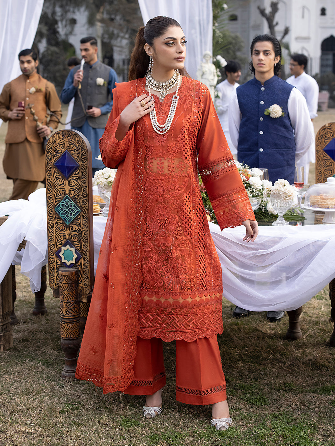 Mahnur | Mahrukh Luxury Lawn 24 | IRIS - by - Libasekhas UK - Registered Vendor of : Mahnur - 100% Original Designer Dresss