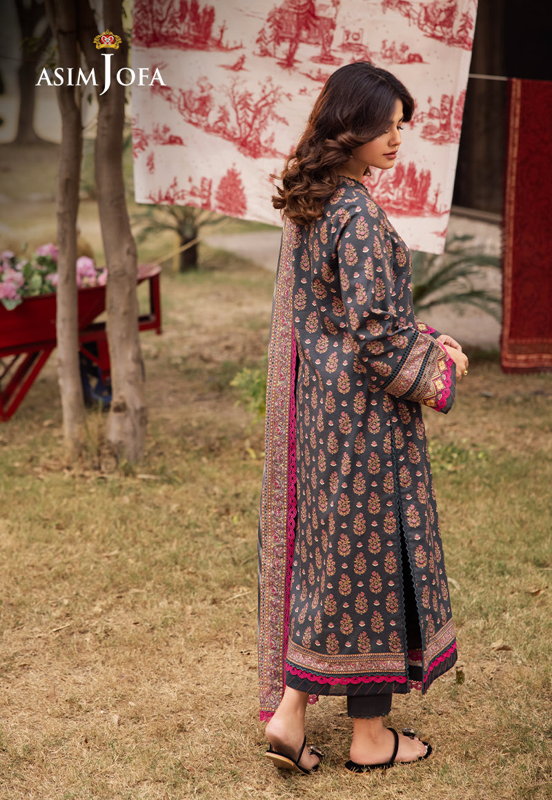 Asim Jofa | Prints Drop 2 | AJUBJ-49 - by - Libasekhas UK - Registered Vendor of : Asim Jofa - 100% Original Designer Dresss