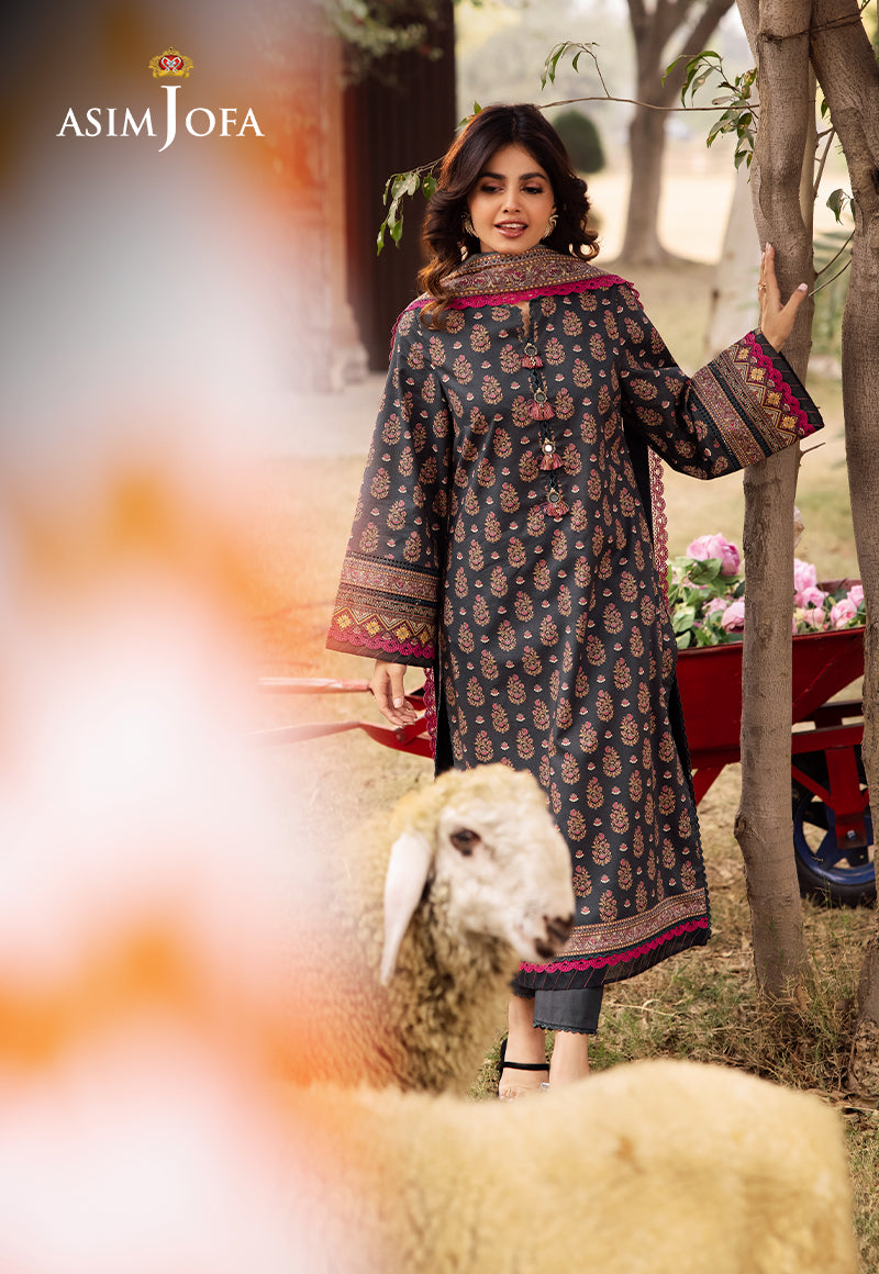 Asim Jofa | Prints Drop 2 | AJUBJ-49 - by - Libasekhas UK - Registered Vendor of : Asim Jofa - 100% Original Designer Dresss