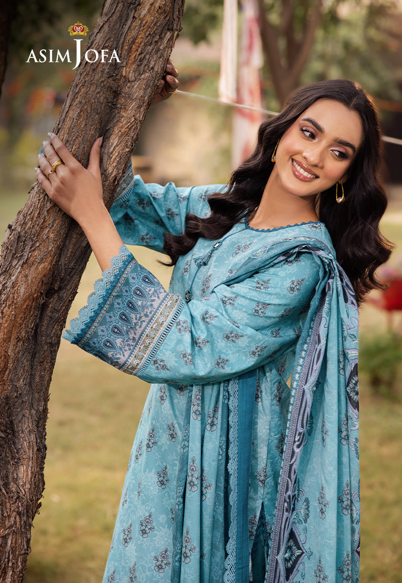 Asim Jofa | Prints Drop 2 | AJUBJ-46 - by - Libasekhas UK - Registered Vendor of : Asim Jofa - 100% Original Designer Dresss