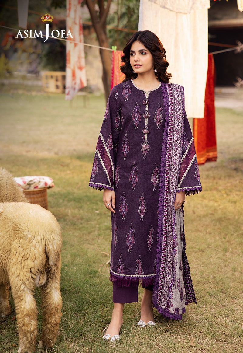 Asim Jofa | Prints Drop 2 | AJUBJ-27 - by - Libasekhas UK - Registered Vendor of : Asim Jofa - 100% Original Designer Dresss
