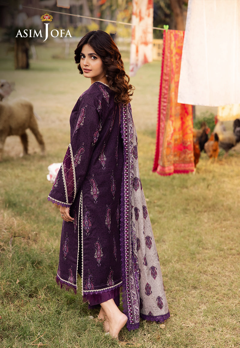 Asim Jofa | Prints Drop 2 | AJUBJ-27 - by - Libasekhas UK - Registered Vendor of : Asim Jofa - 100% Original Designer Dresss