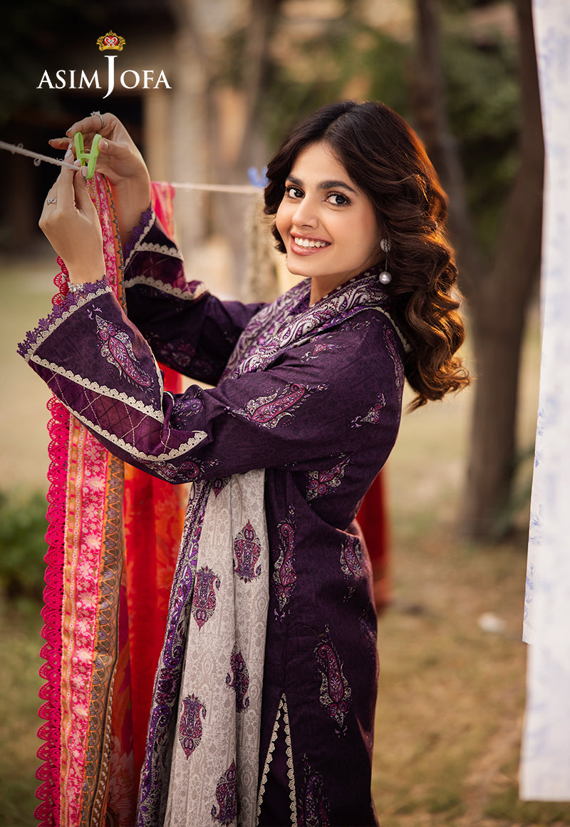 Asim Jofa | Prints Drop 2 | AJUBJ-27 - by - Libasekhas UK - Registered Vendor of : Asim Jofa - 100% Original Designer Dresss