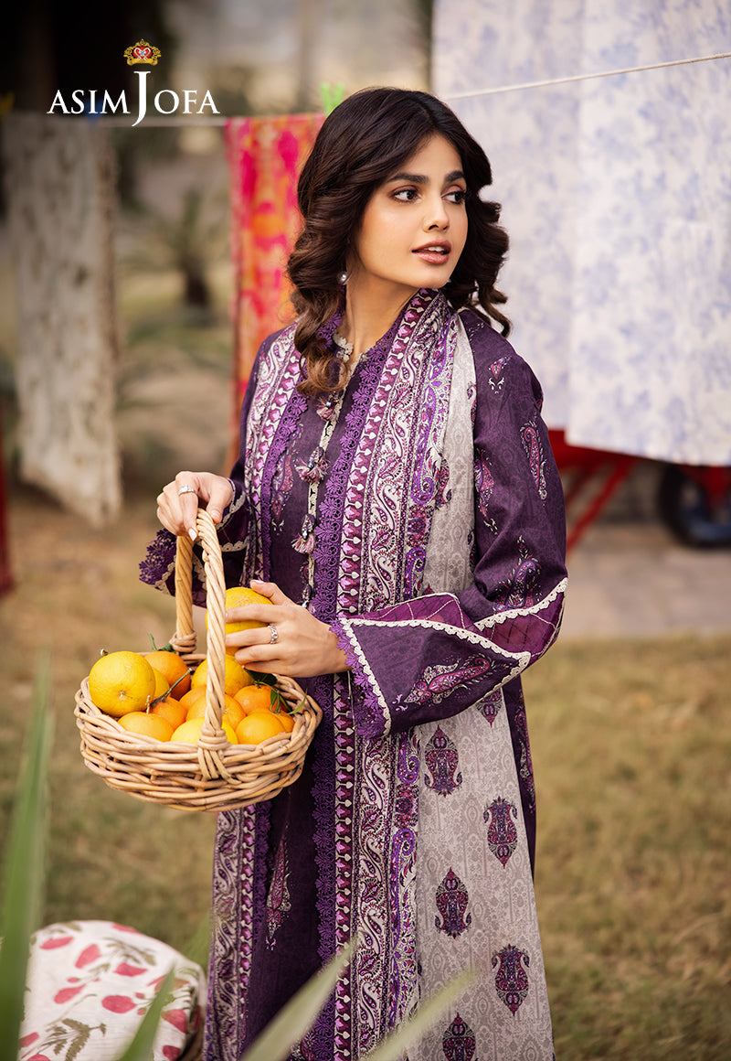 Asim Jofa | Prints Drop 2 | AJUBJ-27 - by - Libasekhas UK - Registered Vendor of : Asim Jofa - 100% Original Designer Dresss