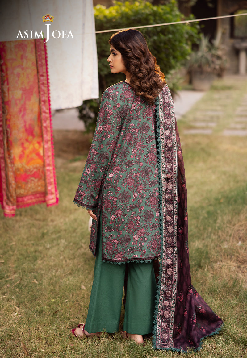 Asim Jofa | Prints Drop 2 | AJUBJ-32 - by - Libasekhas UK - Registered Vendor of : Asim Jofa - 100% Original Designer Dresss