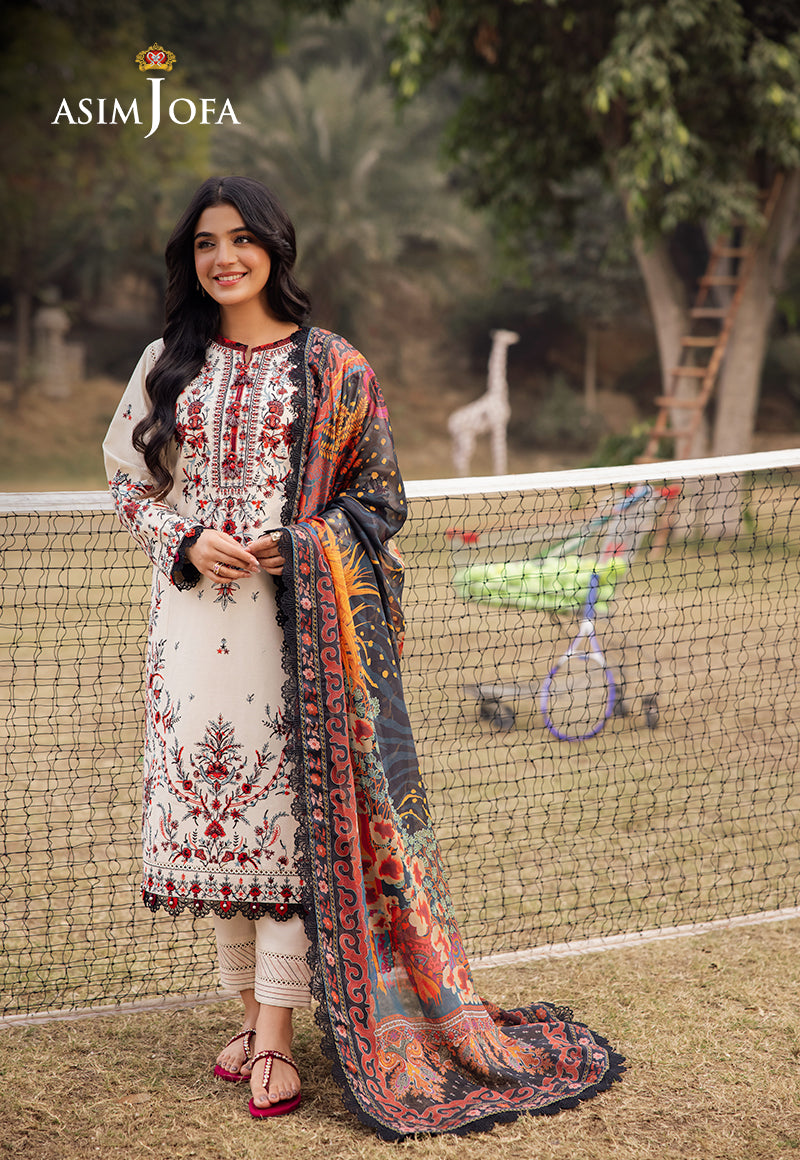 Asim Jofa | Prints Drop 2 | AJUBJ-14 - by - Libasekhas UK - Registered Vendor of : Asim Jofa - 100% Original Designer Dresss