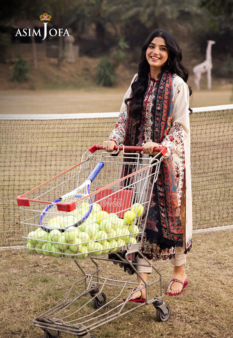 Asim Jofa | Prints Drop 2 | AJUBJ-14 - by - Libasekhas UK - Registered Vendor of : Asim Jofa - 100% Original Designer Dresss