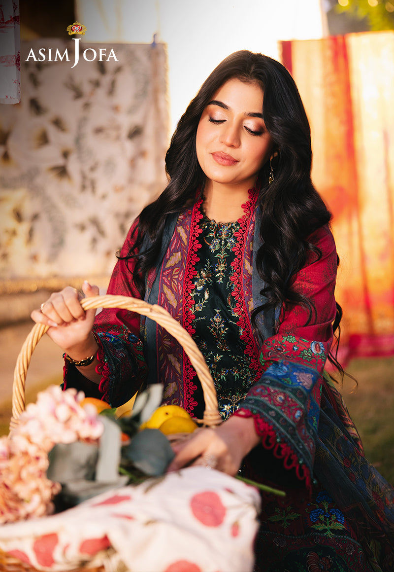 Asim Jofa | Prints Drop 2 | AJUBJ-06 - by - Libasekhas UK - Registered Vendor of : Asim Jofa - 100% Original Designer Dresss