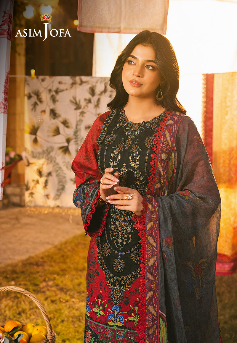 Asim Jofa | Prints Drop 2 | AJUBJ-06 - by - Libasekhas UK - Registered Vendor of : Asim Jofa - 100% Original Designer Dresss