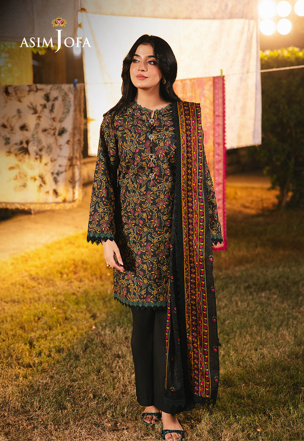 Asim Jofa | Prints Drop 2 | AJUBJ-25 - by - Libasekhas UK - Registered Vendor of : Asim Jofa - 100% Original Designer Dresss