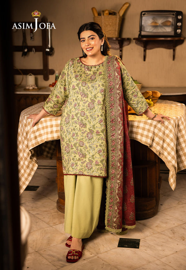 Asim Jofa | Prints Drop 2 | AJUBJ-31 - by - Libasekhas UK - Registered Vendor of : Asim Jofa - 100% Original Designer Dresss