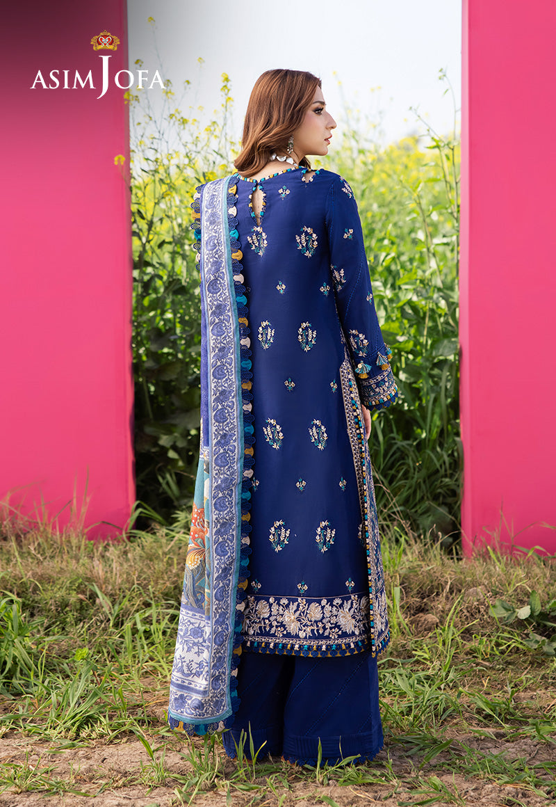 Asim Jofa | Luxury Lawn 25 | AJELL-11 - by - Libasekhas UK - Registered Vendor of : Asim Jofa - 100% Original Designer Dresss