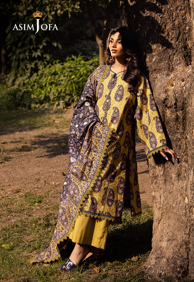 Asim Jofa | Prints Drop 2 | AJUBJ-33 - by - Libasekhas UK - Registered Vendor of : Asim Jofa - 100% Original Designer Dresss