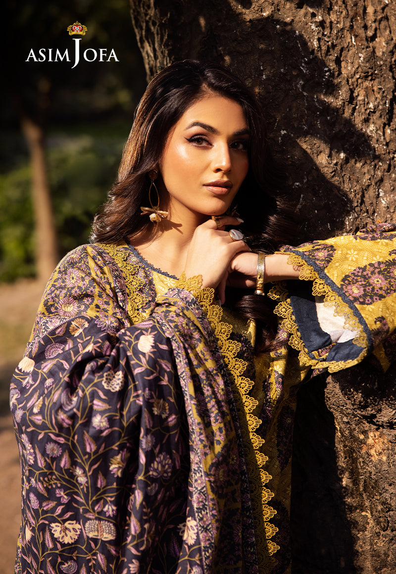 Asim Jofa | Prints Drop 2 | AJUBJ-33 - by - Libasekhas UK - Registered Vendor of : Asim Jofa - 100% Original Designer Dresss