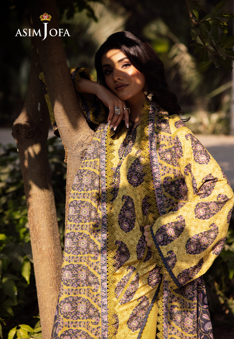 Asim Jofa | Prints Drop 2 | AJUBJ-33 - by - Libasekhas UK - Registered Vendor of : Asim Jofa - 100% Original Designer Dresss