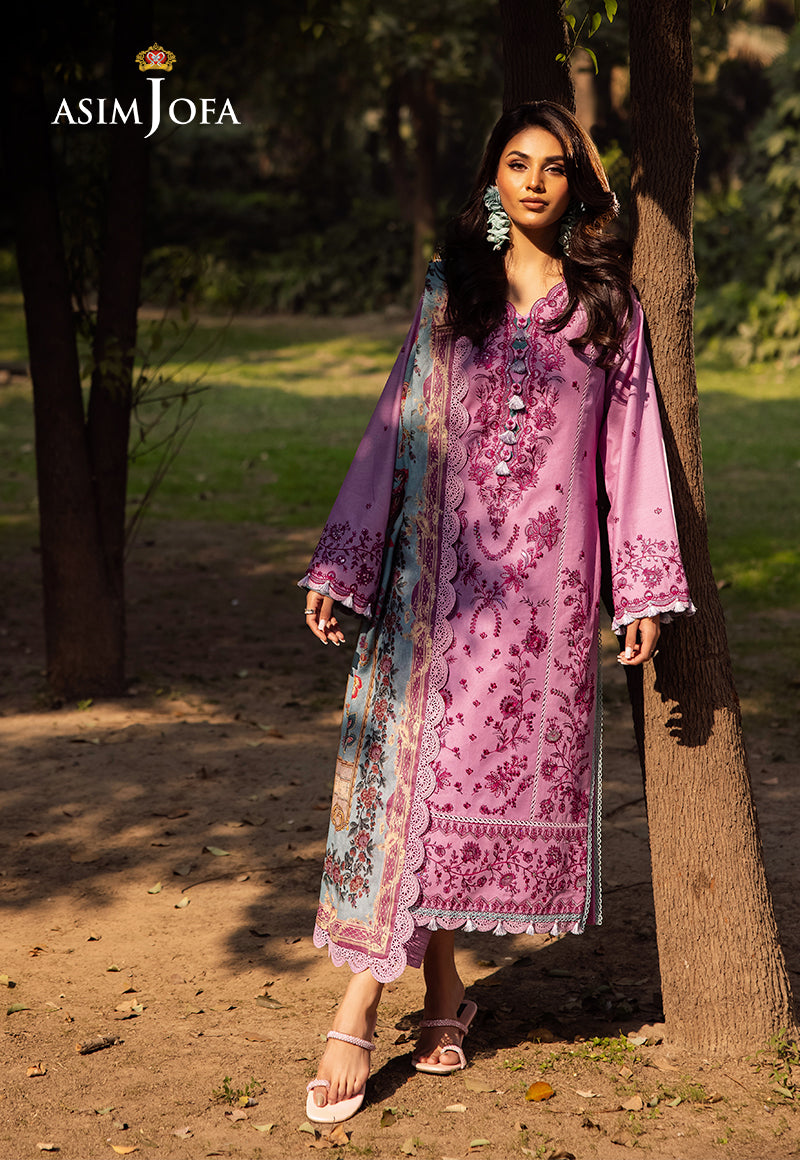 Asim Jofa | Prints Drop 2 | AJUBJ-13 - by - Libasekhas UK - Registered Vendor of : Asim Jofa - 100% Original Designer Dresss