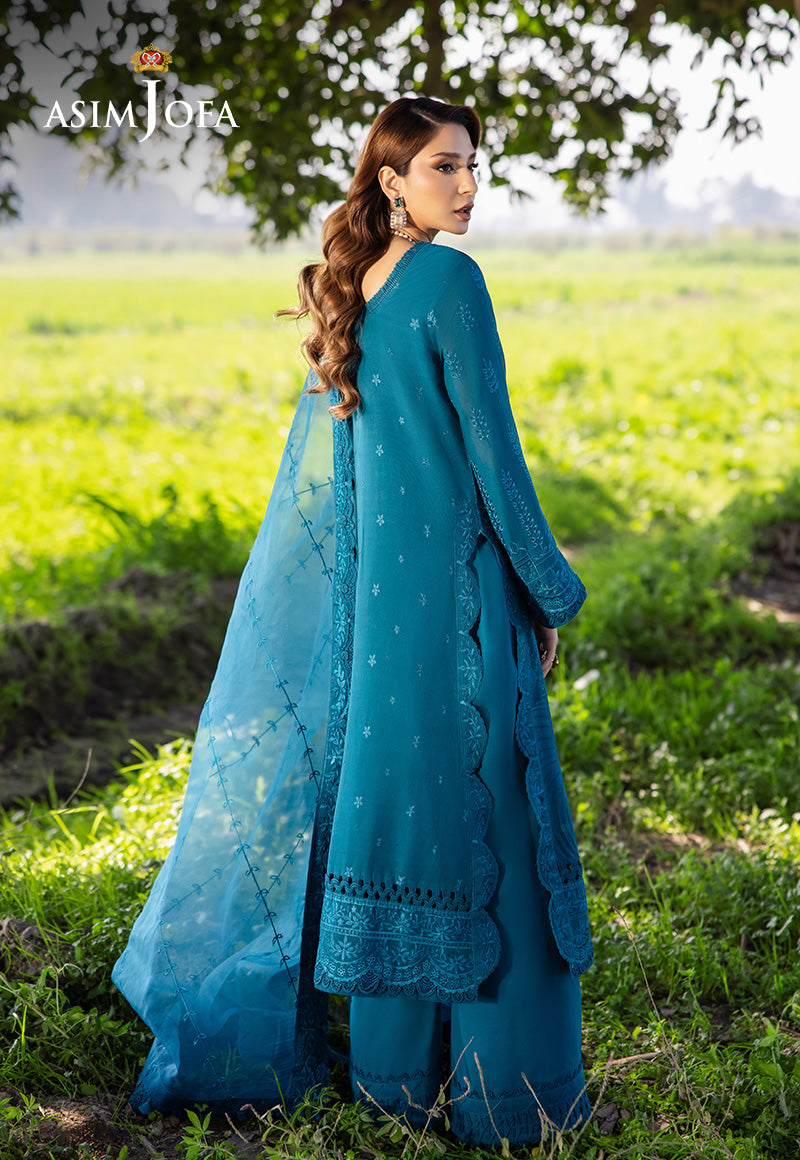 Asim Jofa | Luxury Lawn 25 | AJELL-17 - by - Libasekhas UK - Registered Vendor of : Asim Jofa - 100% Original Designer Dresss