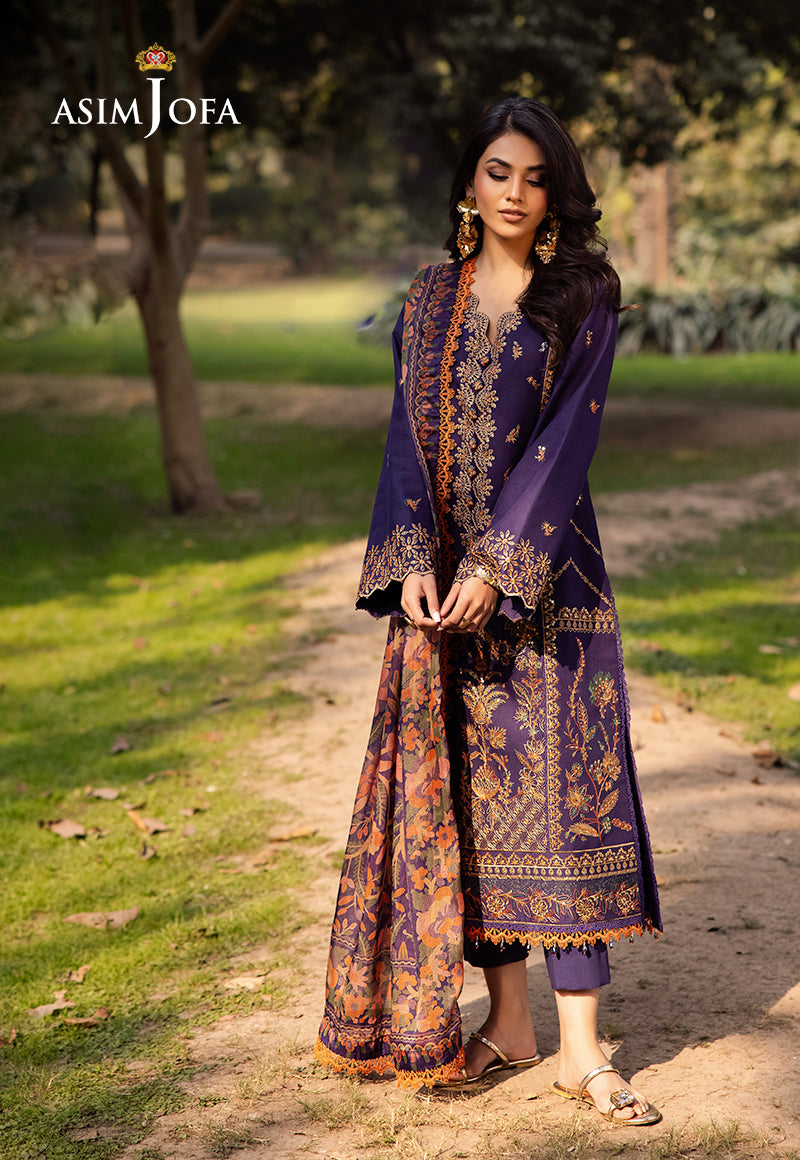 Asim Jofa | Prints Drop 2 | AJUBJ-15 - by - Libasekhas UK - Registered Vendor of : Asim Jofa - 100% Original Designer Dresss