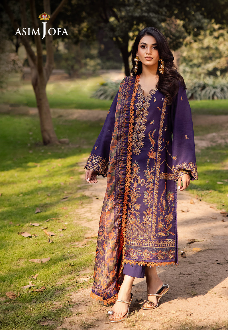Asim Jofa | Prints Drop 2 | AJUBJ-15 - by - Libasekhas UK - Registered Vendor of : Asim Jofa - 100% Original Designer Dresss