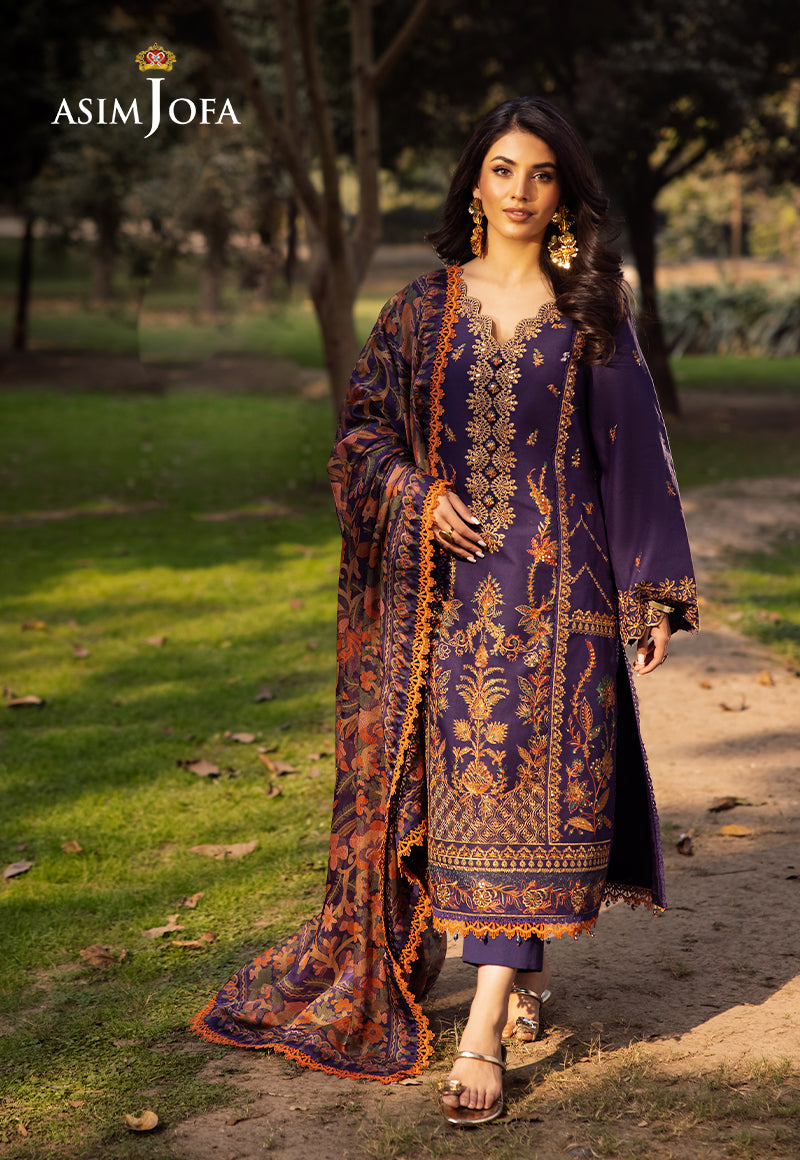 Asim Jofa | Prints Drop 2 | AJUBJ-15 - by - Libasekhas UK - Registered Vendor of : Asim Jofa - 100% Original Designer Dresss