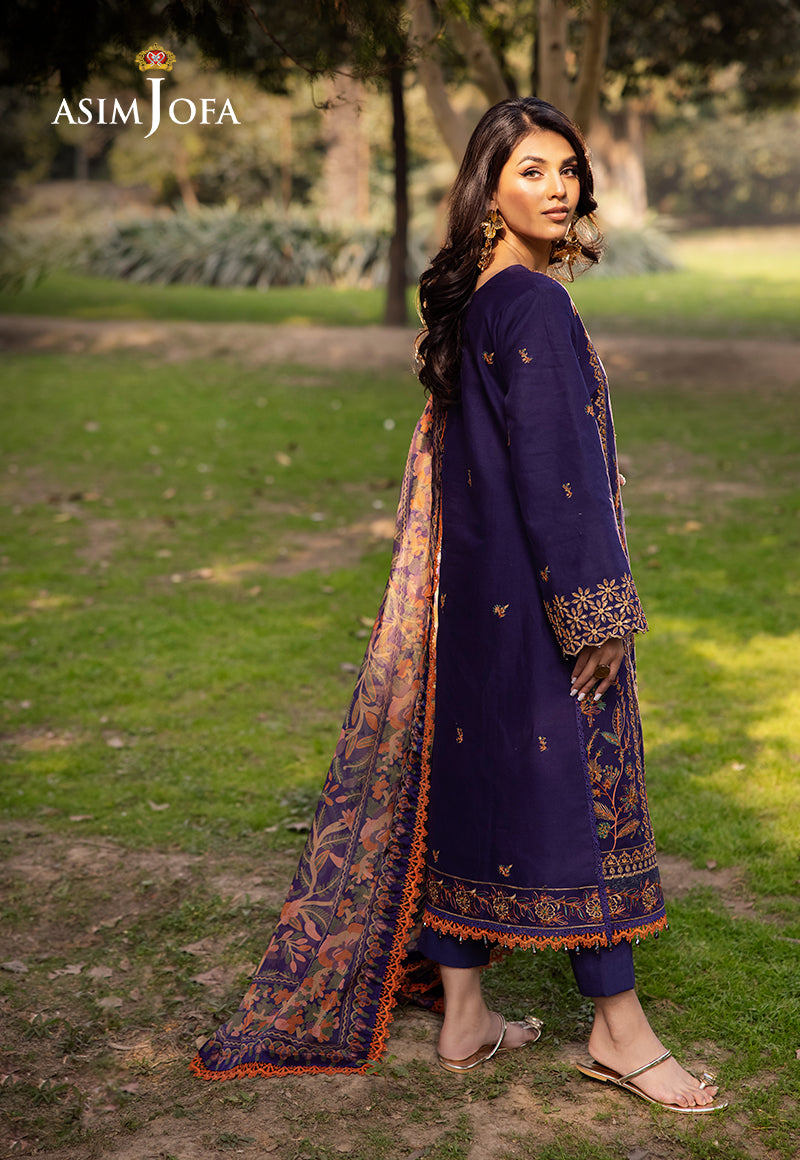 Asim Jofa | Prints Drop 2 | AJUBJ-15 - by - Libasekhas UK - Registered Vendor of : Asim Jofa - 100% Original Designer Dresss