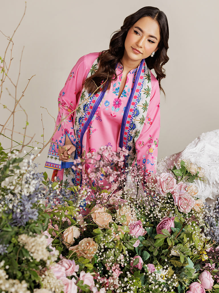 Rajbari | Amal Summer Prints Exclusive | Amal Summer Prints - 01 - by - Libasekhas UK - Registered Vendor of : Rajbari - 100% Original Designer Dresss