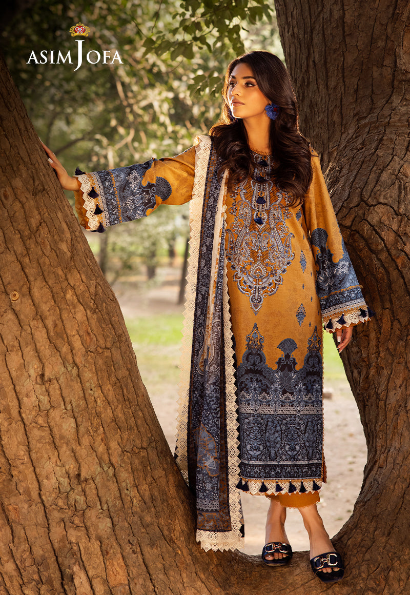 Asim Jofa | Prints Drop 2 | AJUBJ-10 - by - Libasekhas UK - Registered Vendor of : Asim Jofa - 100% Original Designer Dresss