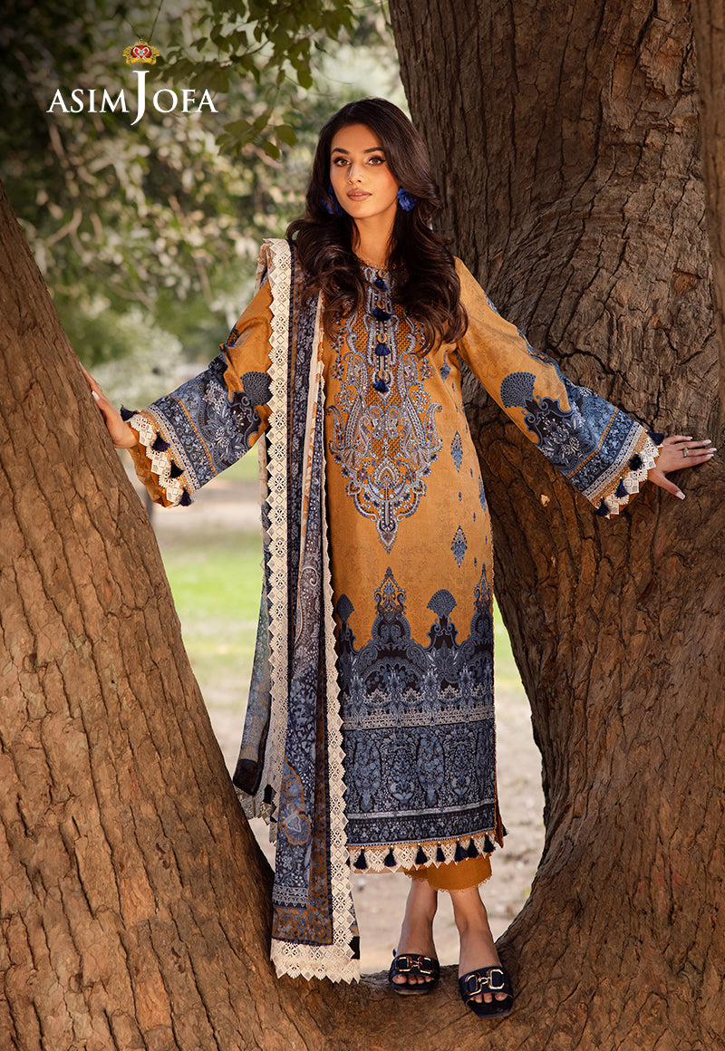Asim Jofa | Prints Drop 2 | AJUBJ-10 - by - Libasekhas UK - Registered Vendor of : Asim Jofa - 100% Original Designer Dresss