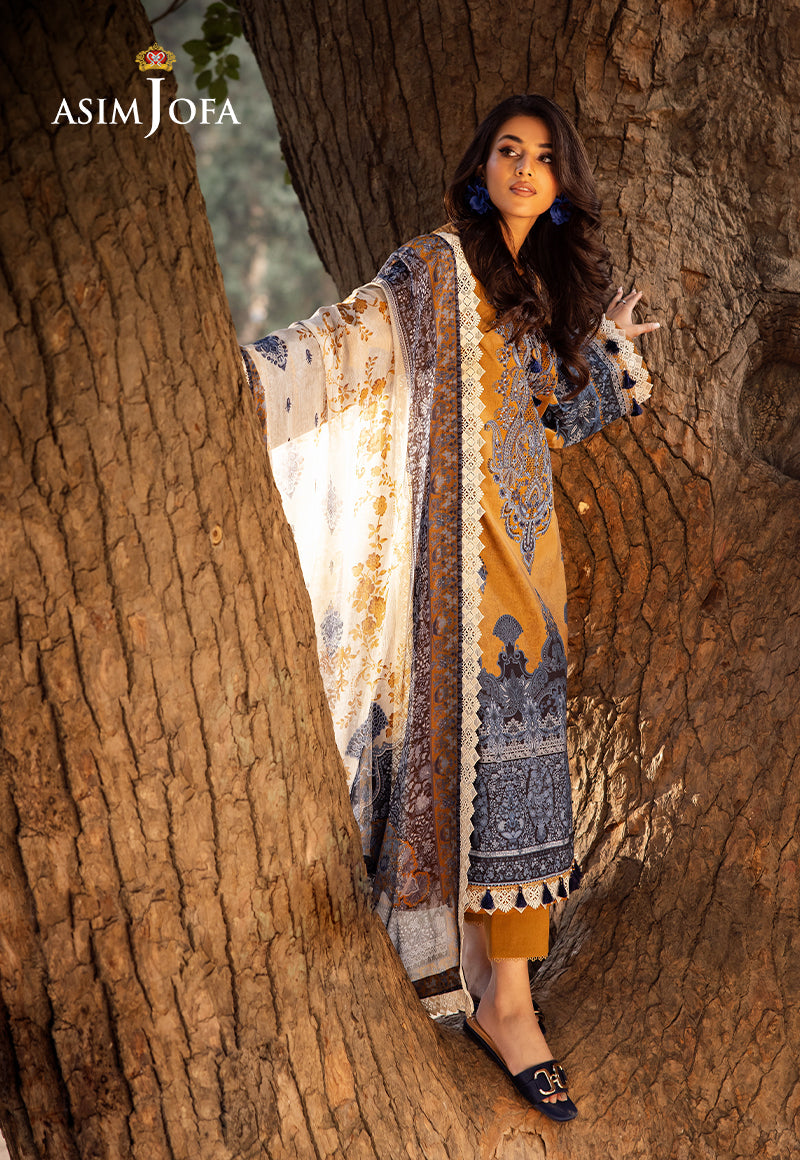 Asim Jofa | Prints Drop 2 | AJUBJ-10 - by - Libasekhas UK - Registered Vendor of : Asim Jofa - 100% Original Designer Dresss