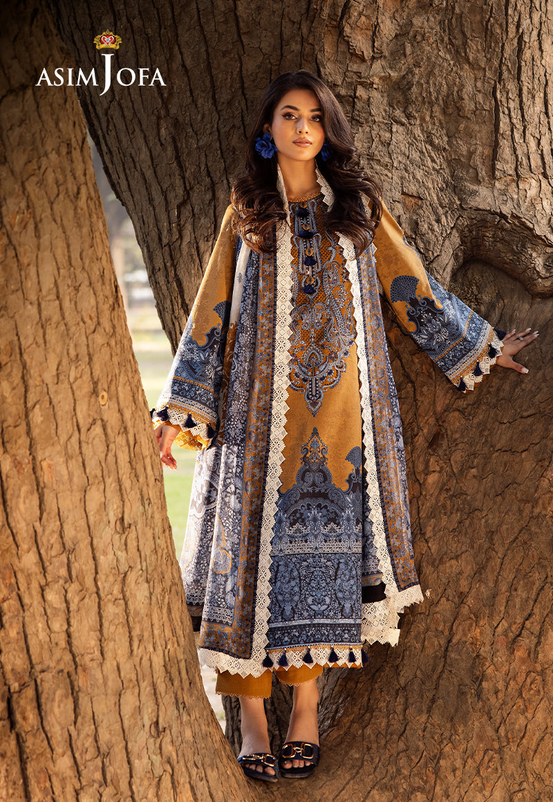 Asim Jofa | Prints Drop 2 | AJUBJ-10 - by - Libasekhas UK - Registered Vendor of : Asim Jofa - 100% Original Designer Dresss