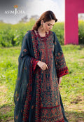Asim Jofa | Luxury Lawn 25 | AJELL-04 - by - Libasekhas UK - Registered Vendor of : Asim Jofa - 100% Original Designer Dresss