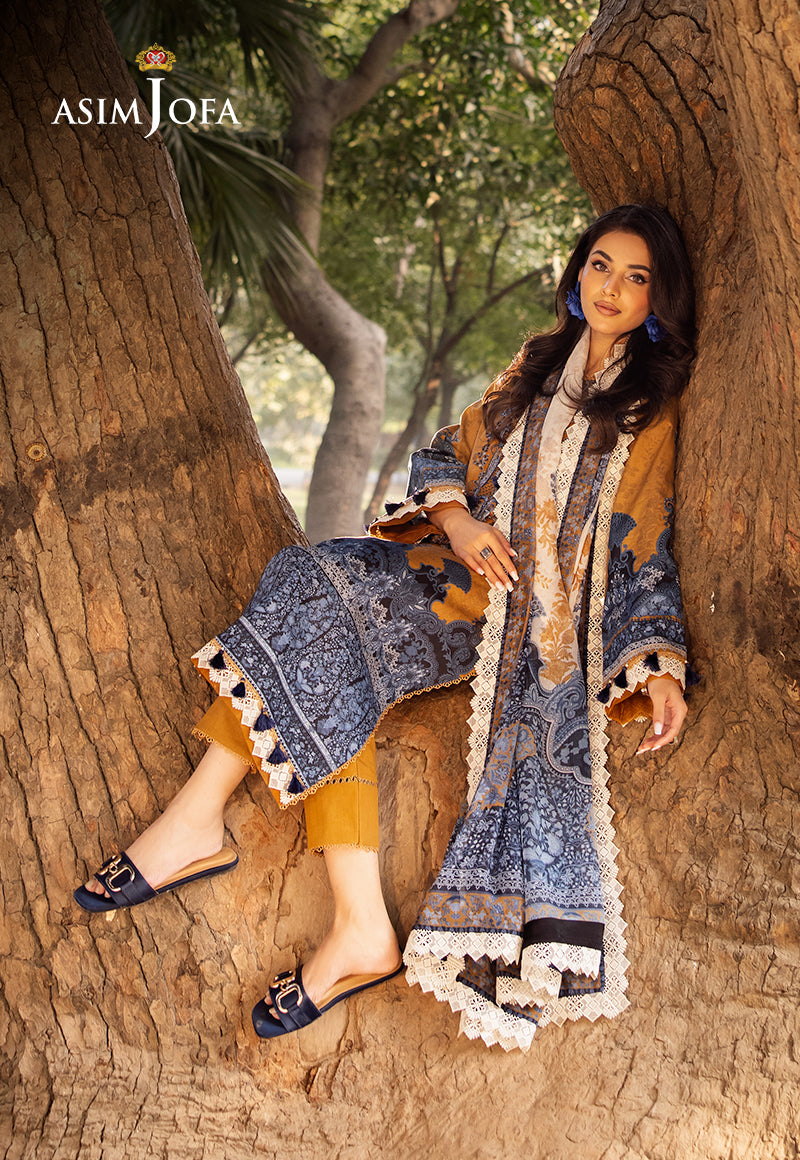 Asim Jofa | Prints Drop 2 | AJUBJ-10 - by - Libasekhas UK - Registered Vendor of : Asim Jofa - 100% Original Designer Dresss