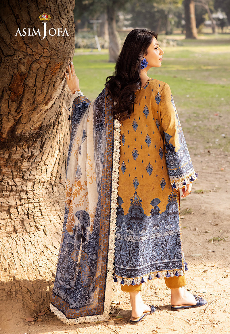Asim Jofa | Prints Drop 2 | AJUBJ-10 - by - Libasekhas UK - Registered Vendor of : Asim Jofa - 100% Original Designer Dresss