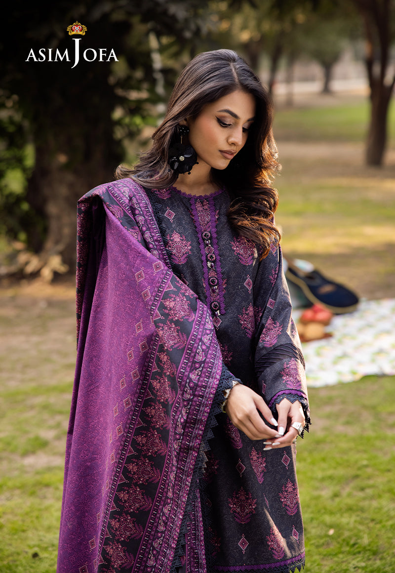 Asim Jofa | Prints Drop 2 | AJUBJ-24 - by - Libasekhas UK - Registered Vendor of : Asim Jofa - 100% Original Designer Dresss