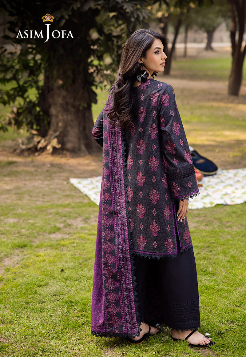 Asim Jofa | Prints Drop 2 | AJUBJ-24 - by - Libasekhas UK - Registered Vendor of : Asim Jofa - 100% Original Designer Dresss